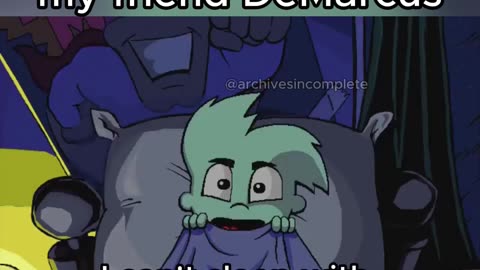 First Sleepover With DeMarcus | Pajama Sam | Meme