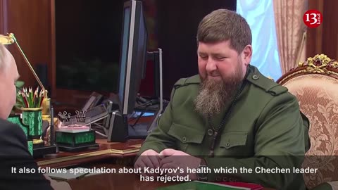 Putin meets Chechen leader Kadyrov at the Kremlin