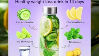 14 day detox water challenge. Try this detox water recipe for 2 weeks