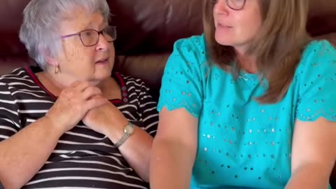 Grandma Has A Surprise For Her Family