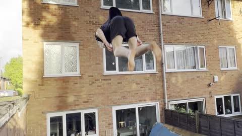 Twisty Flip on Sketchy Trampoline