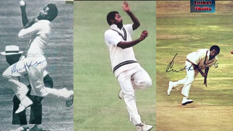 Andy Roberts Brutual Three Deliveries to Tony Greig in 1976