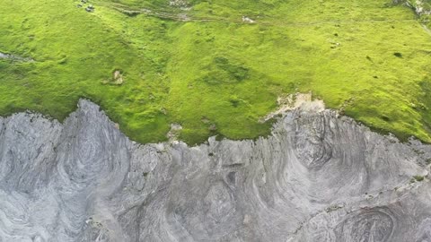 Alps Lake view Switzerland 4K