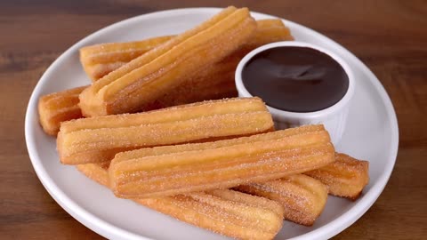 "Perfect Churros Recipe: Crispy and Fluffy Delights with Decadent Hot Chocolate"