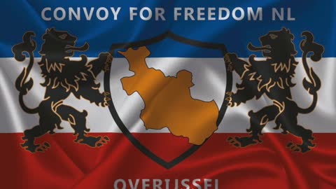 Freedom Convoy The Netherlands, Overijssel, dry run...