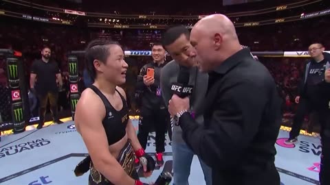 Zhang Weili Octagon Interview | UFC 292