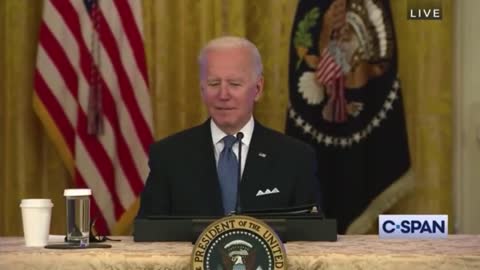 "What a stupid son-of-a-bitch," Biden is heard muttering after a reporter asks a question