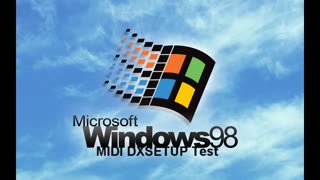 Windows 98 DXSETUP MIDI Test