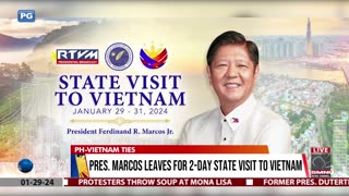Pres. Marcos leaves for 2-day state visit to Vietnam