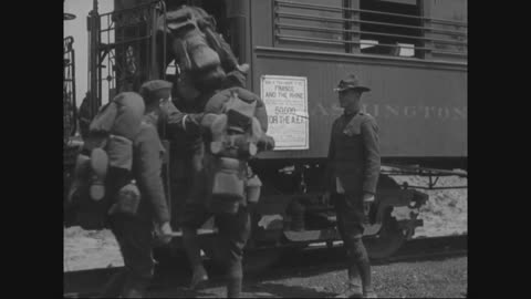 Training and Departure of Troops for Duty with American Forces in Germany, 1919