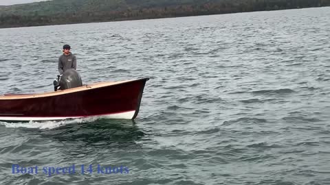 First sea trial of the Jim Pauling Yacht Design "Yacht Chaser"