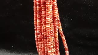 Red and orange roundle beads size 4mm full strand 16inch for Jewelry Making Fashion Design