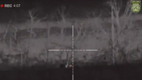 Ukrainian Sniper Takes Out Russian Soldier Hidden Among Trees