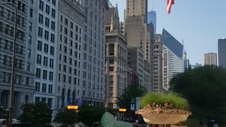 Chicago' Along Michigan Avenue on 8/1/2021 1