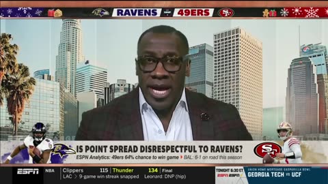 Stephen A. names 49ers will beat Ravens in Week 16 by the brilliance of Purdy over Lamar