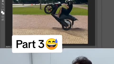 Funny photo bike editing part 3