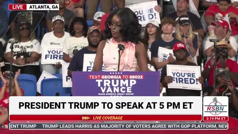 Black Activist Obliterates Kamala Harris at Trump Rally: 'She’s Destroying the Black Community'