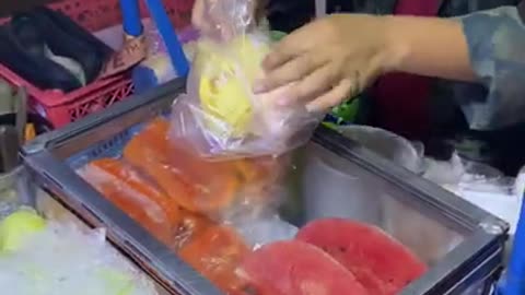 Thai Street Food Green Mango Cutting Skills-nfo9f-iYDOo