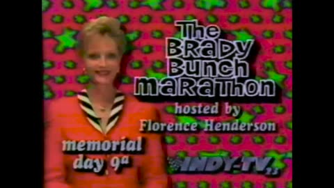 May 22, 1997 - WNDY ID & Promo for 'Brady Bunch' Marathon