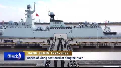 Ashes of Jiang Zemin scattered into sea