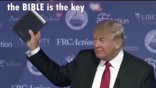 Donald Trump: The Bible is The Key