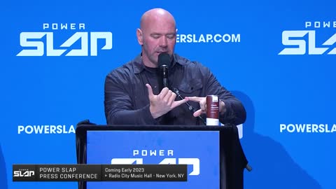 Power slap press conference