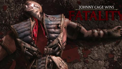 Johnny Cage vs Scorpion، Faiting 11 game ،