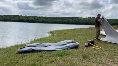 BUILT FLOATING TENT