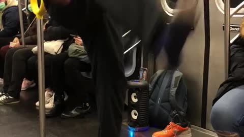 The dancing metro guy