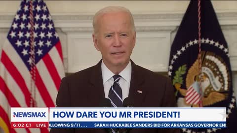 Tough-talking Biden thinks he can order everyone around