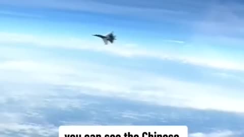 Chinese fighter jet performs “aggressive maneuver” near Air Force plane, U.S. officials say #shorts