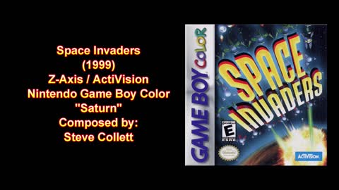 "SATURN" - SPACE INVADERS [GAME BOY COLOR; Z-AXIS; 1999]