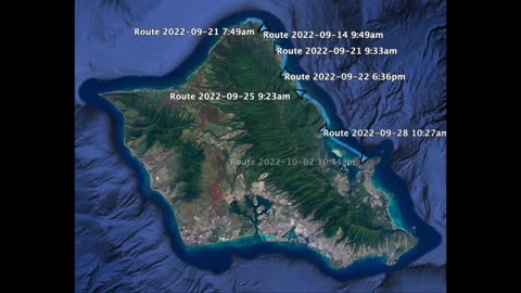 Oahu Circumnavigation Swim 11_ Sunset to Turtle Bay