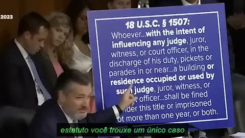 "Embate ardente: Ted Cruz e Merrick Garland debatem em audiência do Comitê Judiciário do Senado"