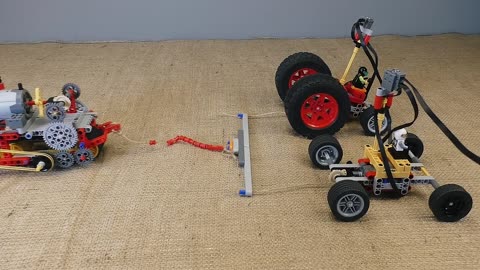 Lego Tracks VS Tires - Grip Tests