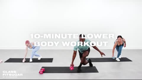 10-Minute Lower-Body Strength-Training Workout With Raneir Pollard _ DAY 3 _ POPSUGAR FITNESS