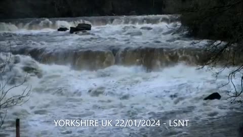 Parts of Yorkshire UK Flooded & Scotland Brace Themselves
