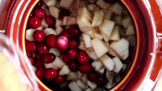 1899 Bean Pot: Apple, Raisin, and Cranberry Pie