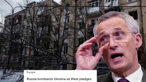 Russia bombards Ukraine as West pledges more aid Russia battered Ukraine
