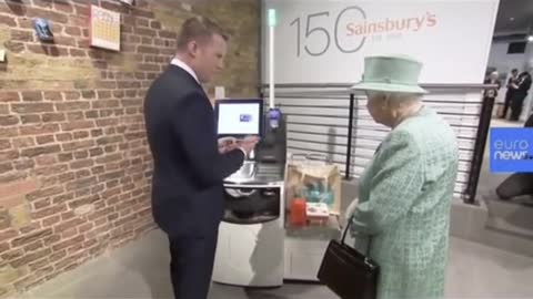 “Queen Elizabeth ”Doing Shopping from Local Store