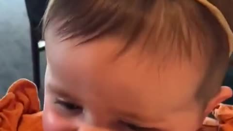 Cute Baby Funny Reaction