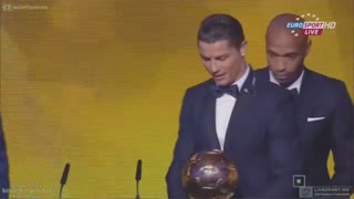 CRISTIANO RONALDO FIFA Ballon d'Or winner 2015