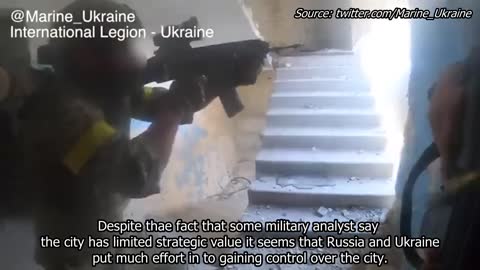 Ukrainian Foreign Legion In Heavy Urban Combat With Russian Spetsnaz in Severodonetsk