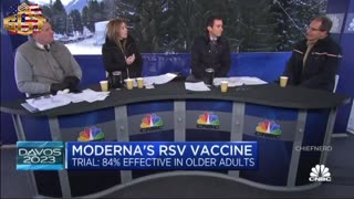 BREAKING - Moderna CEO Admits On Live Air At Davos They Were Making