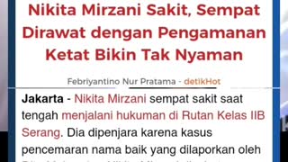 Nikita Mirzani sakit, sempat dirawat