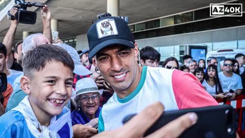 Suarez, Valverde, Araujo Arrive in Uruguay World Cup Camp in Abu Dhabi