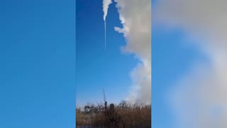 Moment Ukrainian Air Force Hits Russian Helicopter With Missile