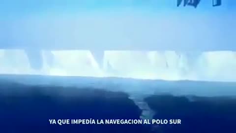 LA PARED DE HIELO DE LA ANTARTIDA