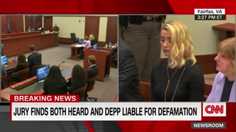 Watch the jury announce its verdict in the Johnny Depp, Amber Heard trial