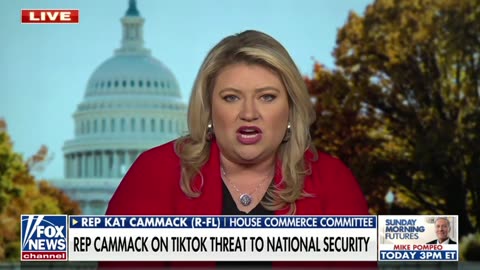 Rep. Kat Cammack on TikTok: "It's the CCP at work looking to undermine America."